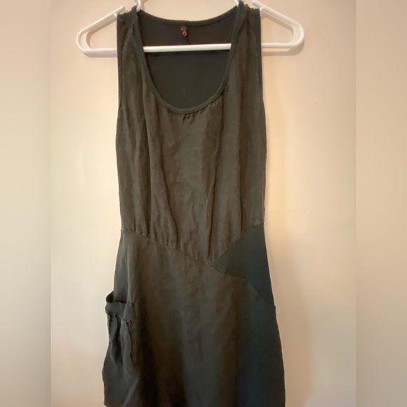 Inizio FLUTTER Sleeveless Linen Dress Black size medium - Picture 6 of 11